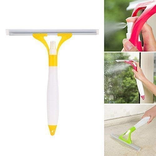 2-in-1 Spray &amp; Wipe Glass Cleaning Squeegee – Streak-Free Shine in Seconds