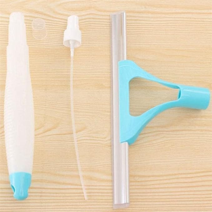 2-in-1 Spray &amp; Wipe Glass Cleaning Squeegee – Streak-Free Shine in Seconds